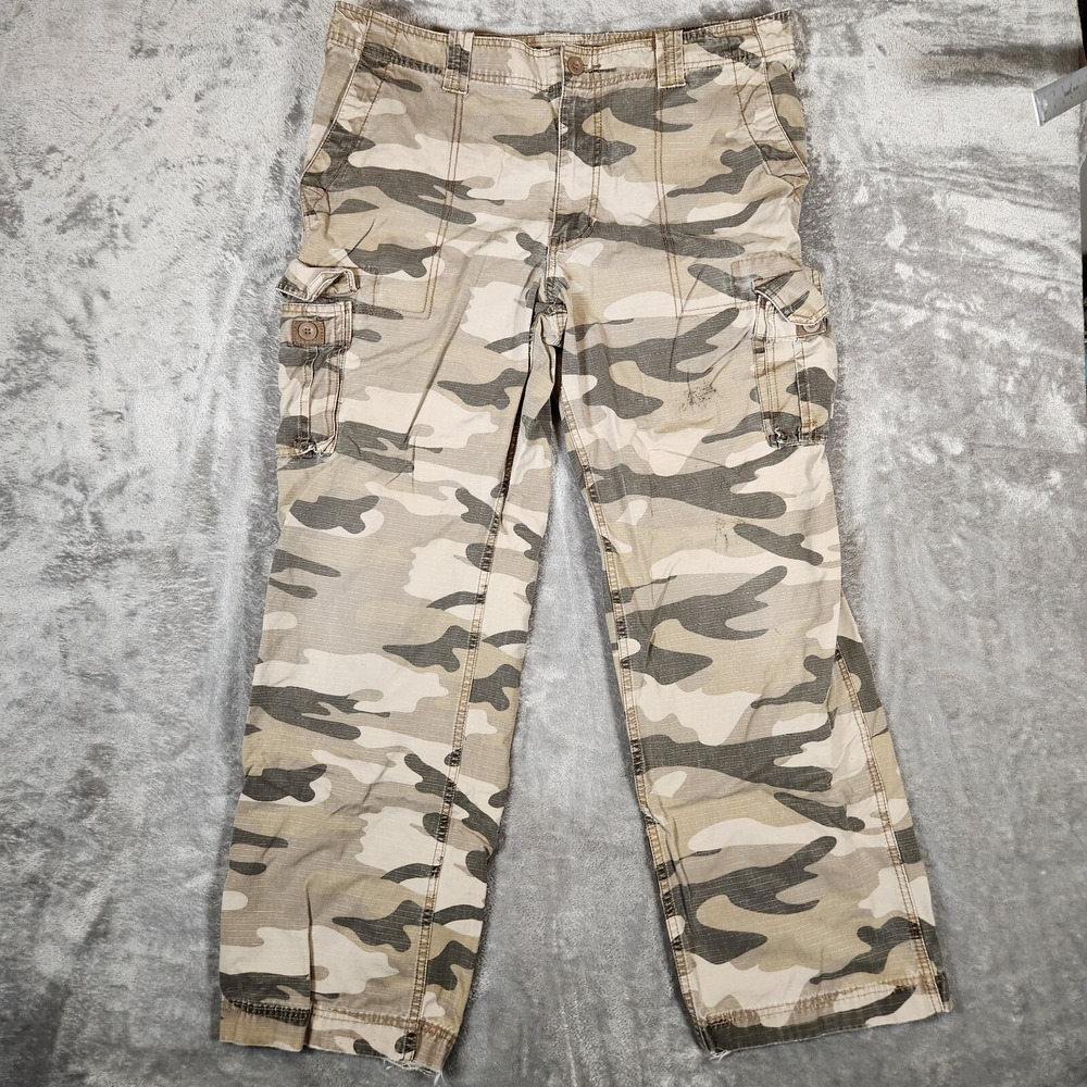 Magellan Sportswear Pants Men's 38X30 (Tag 38X32) Outdoor Hunting Camo Grunge